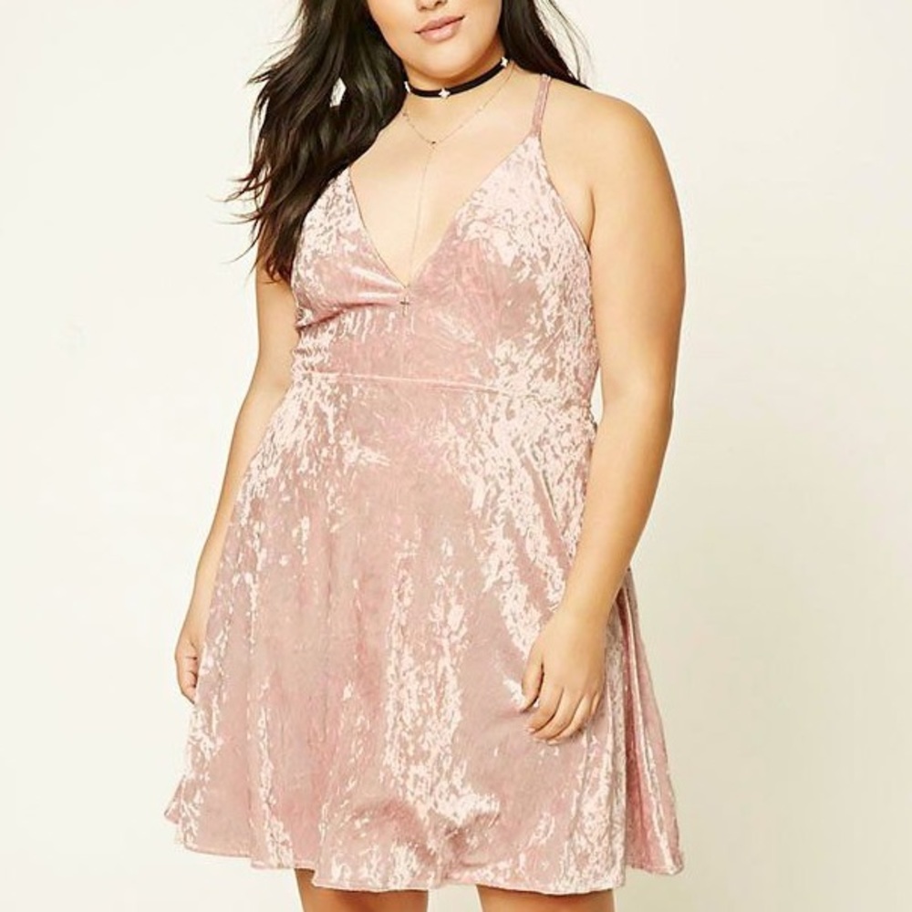 Velvet Rosie low cut dress